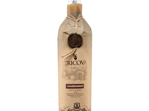 Cricova Vin Hartie Chardonnay Alb 0 75L 12%