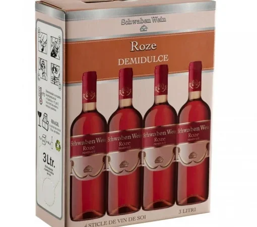 recas schwaben wein roze demidulce bag in box 3l~2494