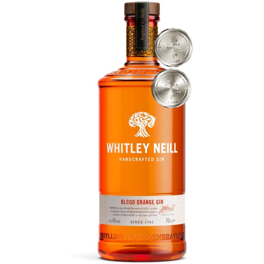 WHITLEY NEILL BLOOD ORANGE GIN 43% 1L