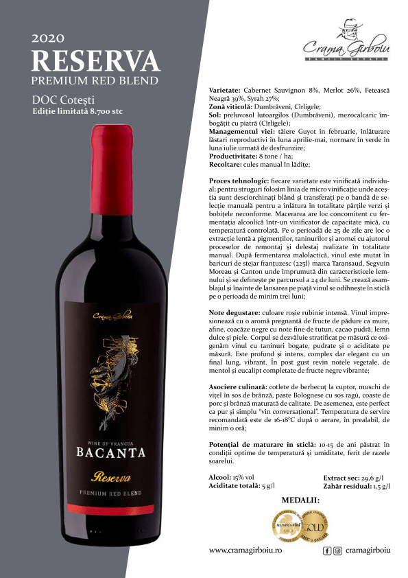 2020 BACANTA RESERVA FISA TEHNICA 001