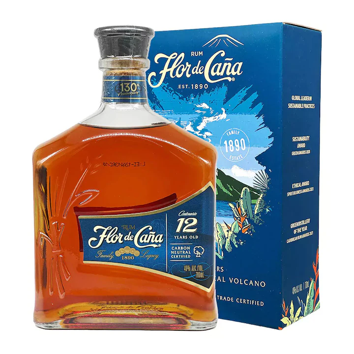FLOR DE CANA 12YO 0 7L 40% +cutie