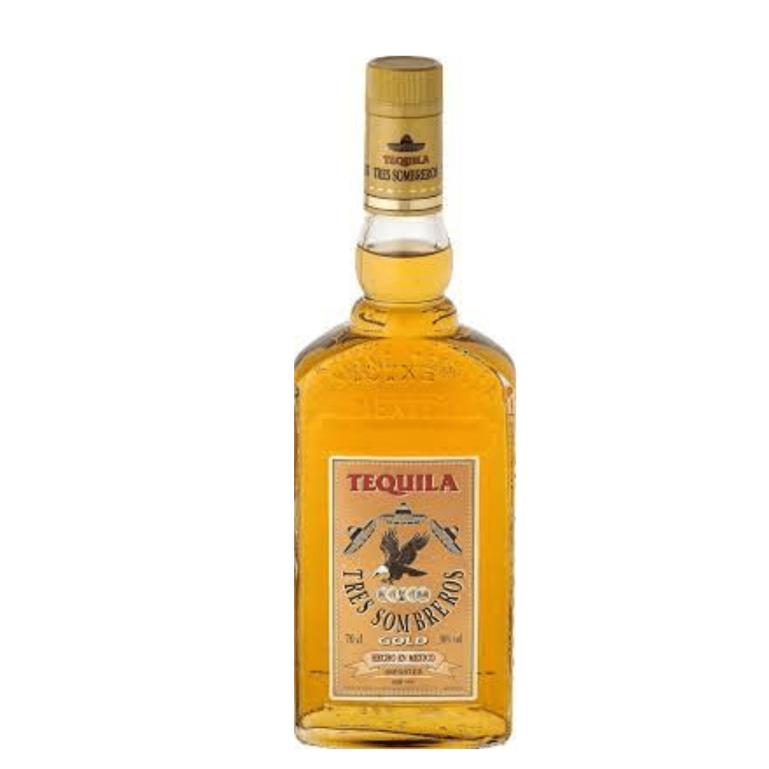 Tequila Tres Sombreros Gold 1L