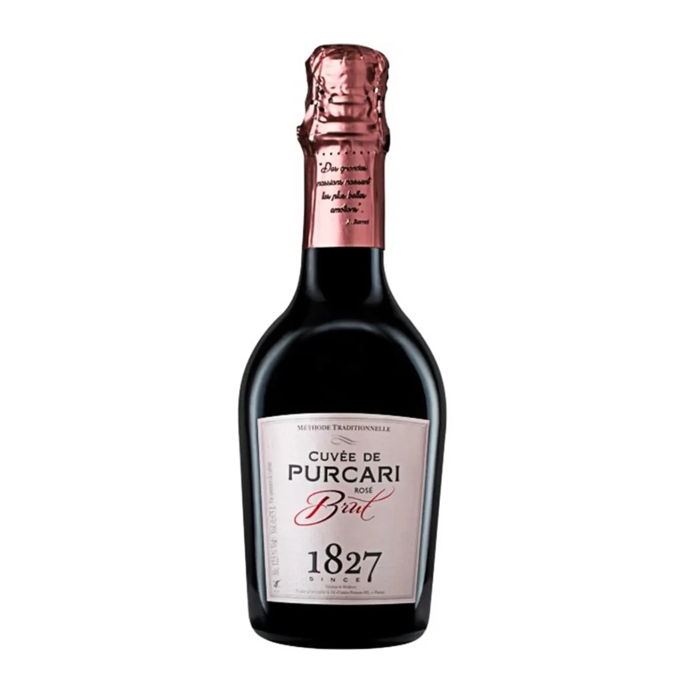 vin spumant cuvee de purcari rose classic brut 0375 l